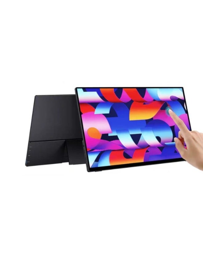 V2com 15.6″ Portable Touchscreen Monitor – FHD 1080p IPS, USB-C & HDMI, Lightweight Secondary Display - Image 1